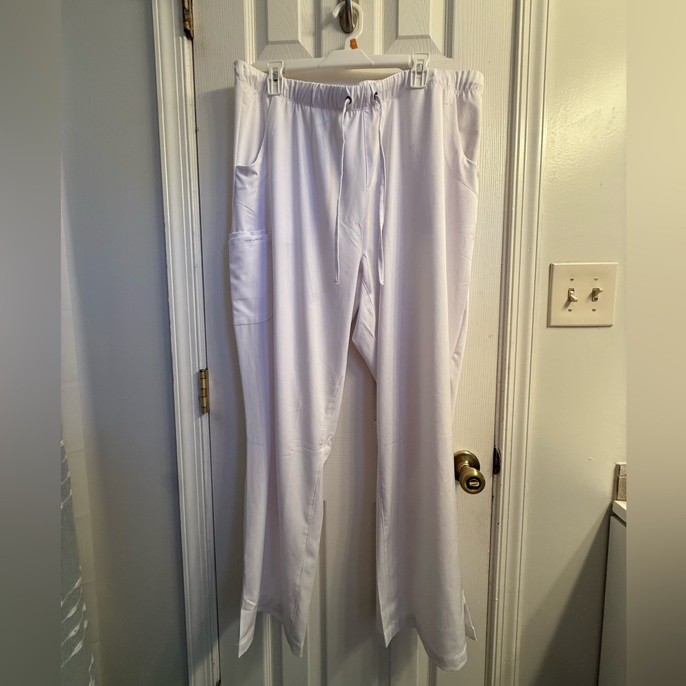 Healing Hands White Rebecca Scrub Pants